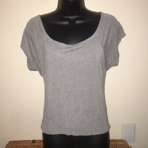 Grey Distressed Tee